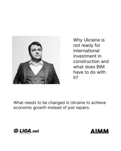 Is the Ukrainian Construction Market Ready for New Challenges?